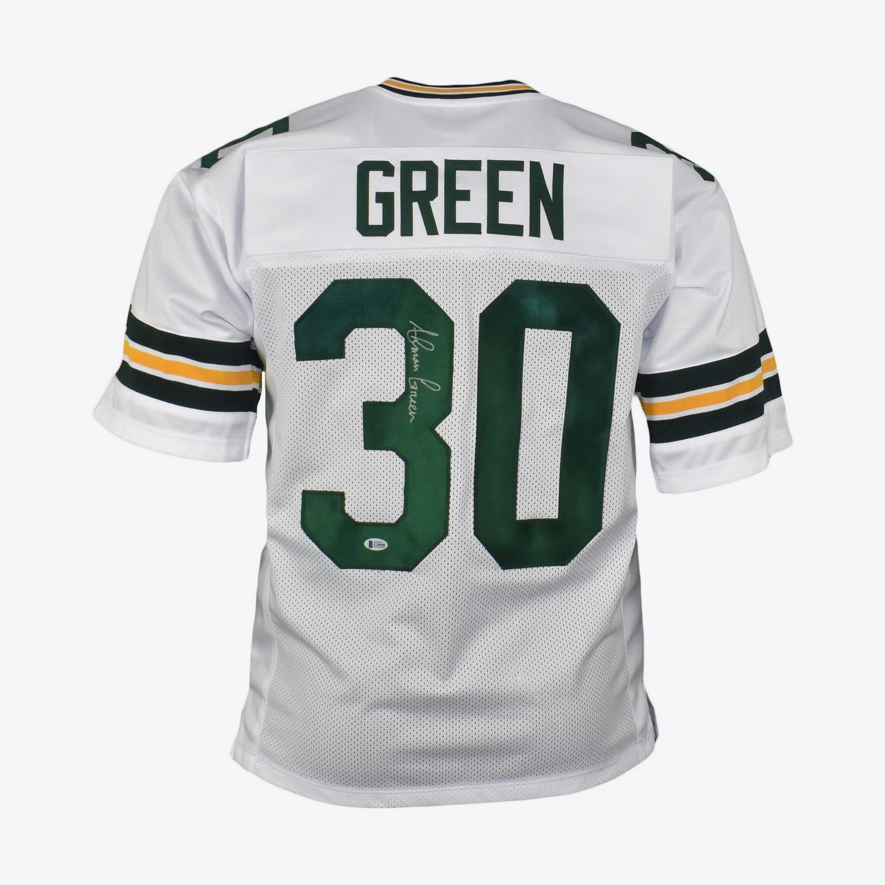 Ahman Green Autographed Green Bay Packers Football NFL Jersey Beckett