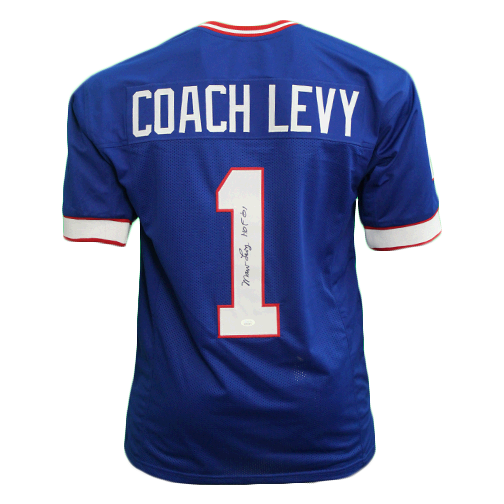 marv levy signed jersey