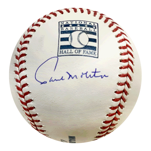 Paul Molitor Autographed Hall of Fame Official Major League Baseball JSA