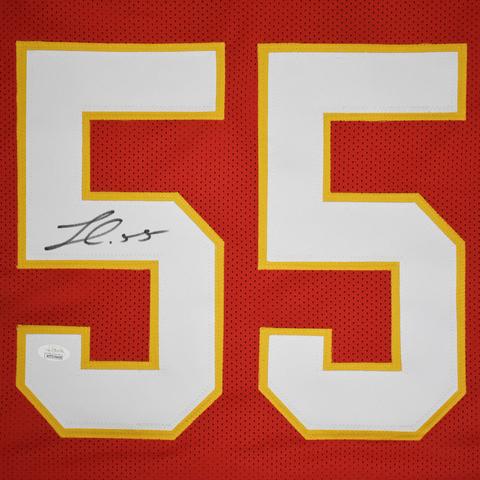 Frank Clark Autographed Kansas City Chiefs Football NFL Jersey JSA –  Meltzer Sports