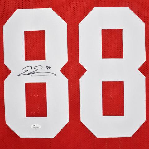 Evan Engram Autographed New York Giants Football Inverted Legend NFL J –  Meltzer Sports