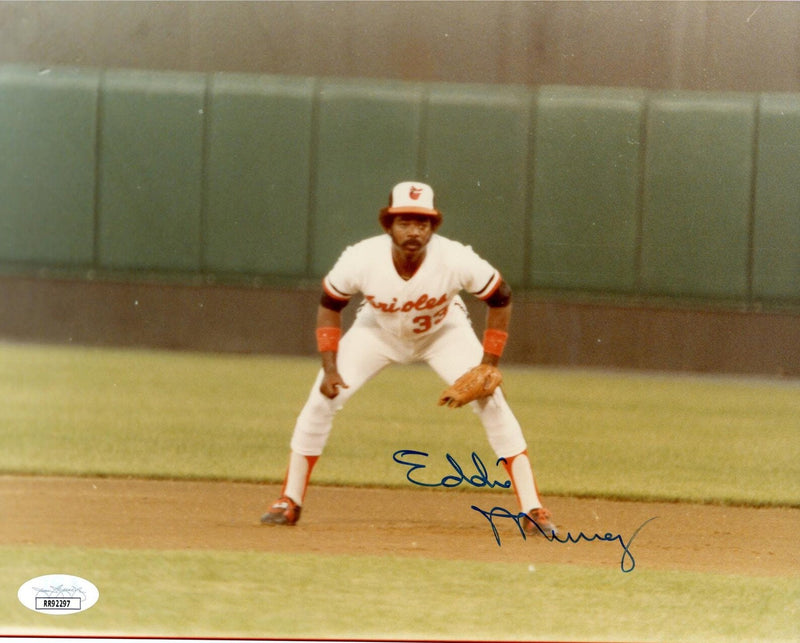 Eddie Murray Baltimore Orioles Autographed 8x10 Photo JSA