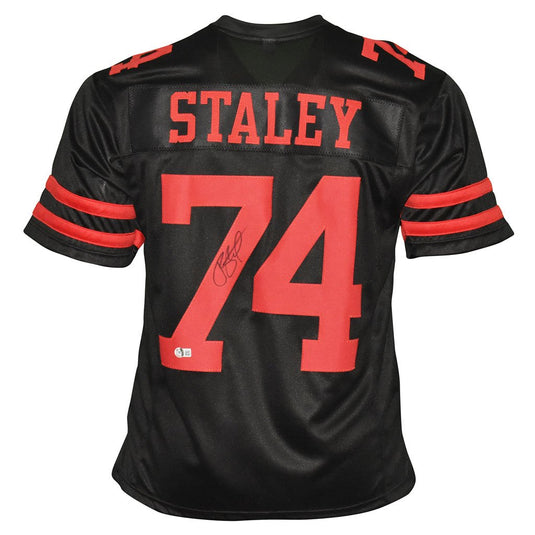 Joe Staley Autographed San Fransisco 49ers Football NFL Jersey Beckett