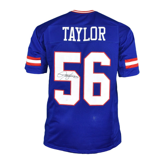 Lawrence Taylor Autographed New York Giants Football NFL Jersey JSA –  Meltzer Sports